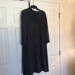 Talbots Shaker Stitch Sweater Dress size L